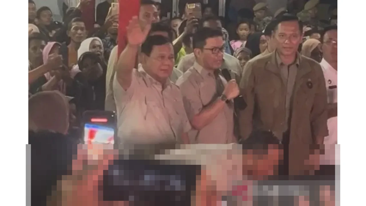 Prabowo: “Semoga yang Maha Kuasa Beri Terbaik untuk Kita Semua” di Tapanuli Selatan