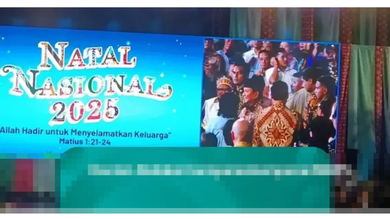Prabowo Subianto Nyanyikan ‘O Ulate’ Bersama Menteri di Perayaan Natal Nasional 2025