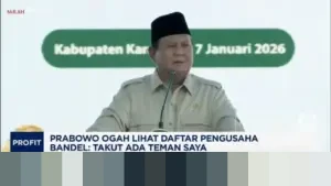 Prabowo: “Takut Ada Teman Saya,” Enggan Lihat Daftar Perusahaan Pelanggar Aturan