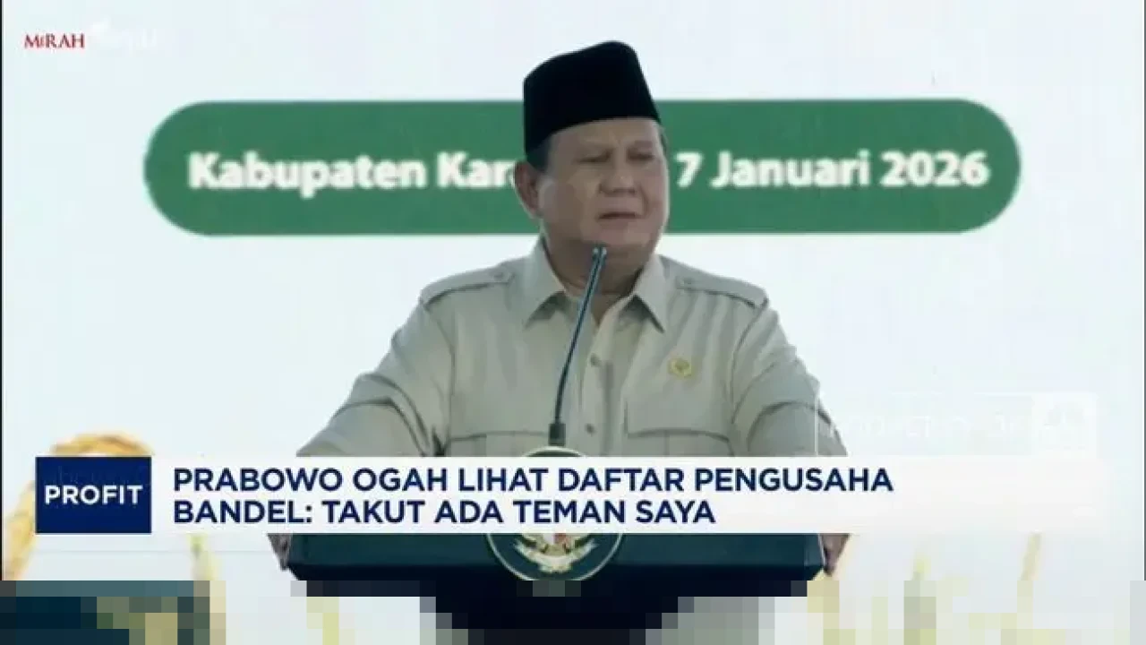 Prabowo: “Takut Ada Teman Saya,” Enggan Lihat Daftar Perusahaan Pelanggar Aturan Prabowo: “Takut Ada Teman Saya,” Enggan Lihat Daftar Perusahaan Pelanggar Aturan