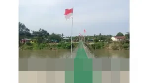 Prajurit TNI Rampungkan Renovasi Jembatan Gantung Garuda, Akses Vital Warga Deli Serdang Kembali Pulih