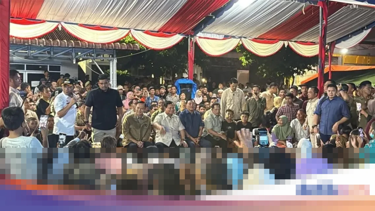 Presiden Prabowo Subianto Kunjungi Posko Pengungsian Tapsel Jelang Tahun Baru, Pastikan Penanganan Optimal