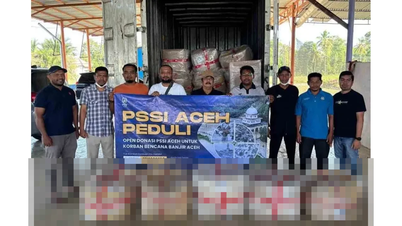 PSSI Aceh Salurkan 2.000 Paket Kebutuhan Pokok untuk Insan Sepak Bola Terdampak Bencana