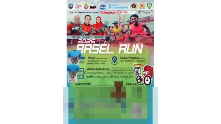 PWI Bangka Selatan Gelar Basel Run 2026, Padukan Olahraga dan Promosi Wisata Lokal