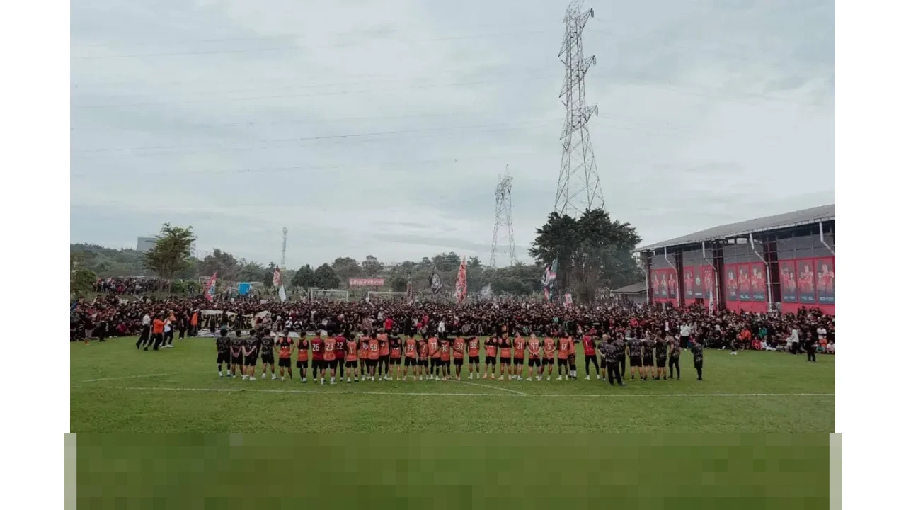 Ratusan The Jakmania Padati Sawangan, Beri Suntikan Semangat Persija Jelang Laga Kontra Persib