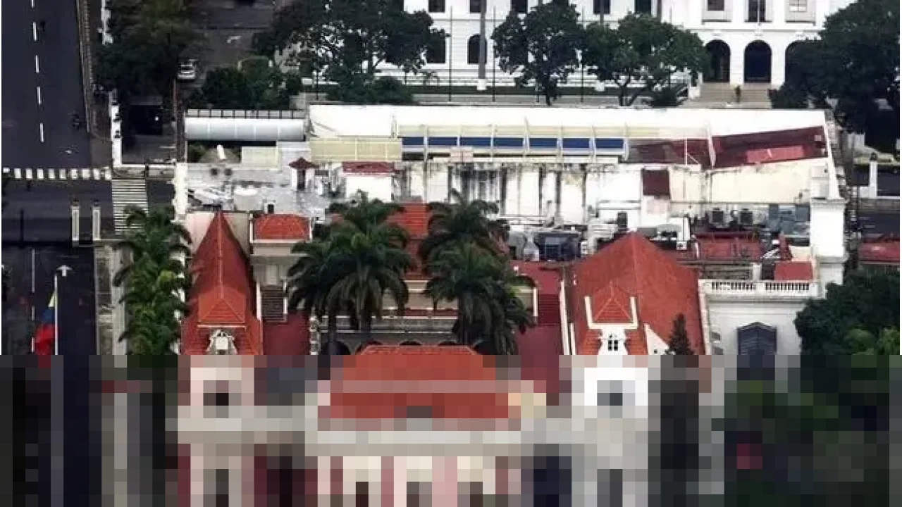 Rentetan Tembakan Guncang Istana Miraflores Venezuela, Terjadi Beberapa Jam Usai Pelantikan Presiden Sementara