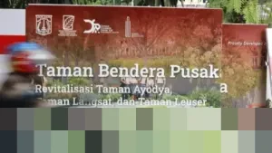 Revitalisasi Taman Bendera Pusaka Satukan Tiga Taman, Hadirkan Jogging Track 1,2 Kilometer di Jaksel