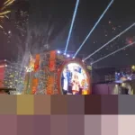 Ribuan Warga Padati Bundaran HI, Jakarta Pusat, Rayakan Malam Pergantian Tahun 2026 Penuh Antusiasme