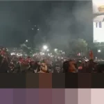 Ribuan Warga Padati Tugu Kujang Bogor Rayakan Malam Tahun Baru 2026, Lalu Lintas Macet