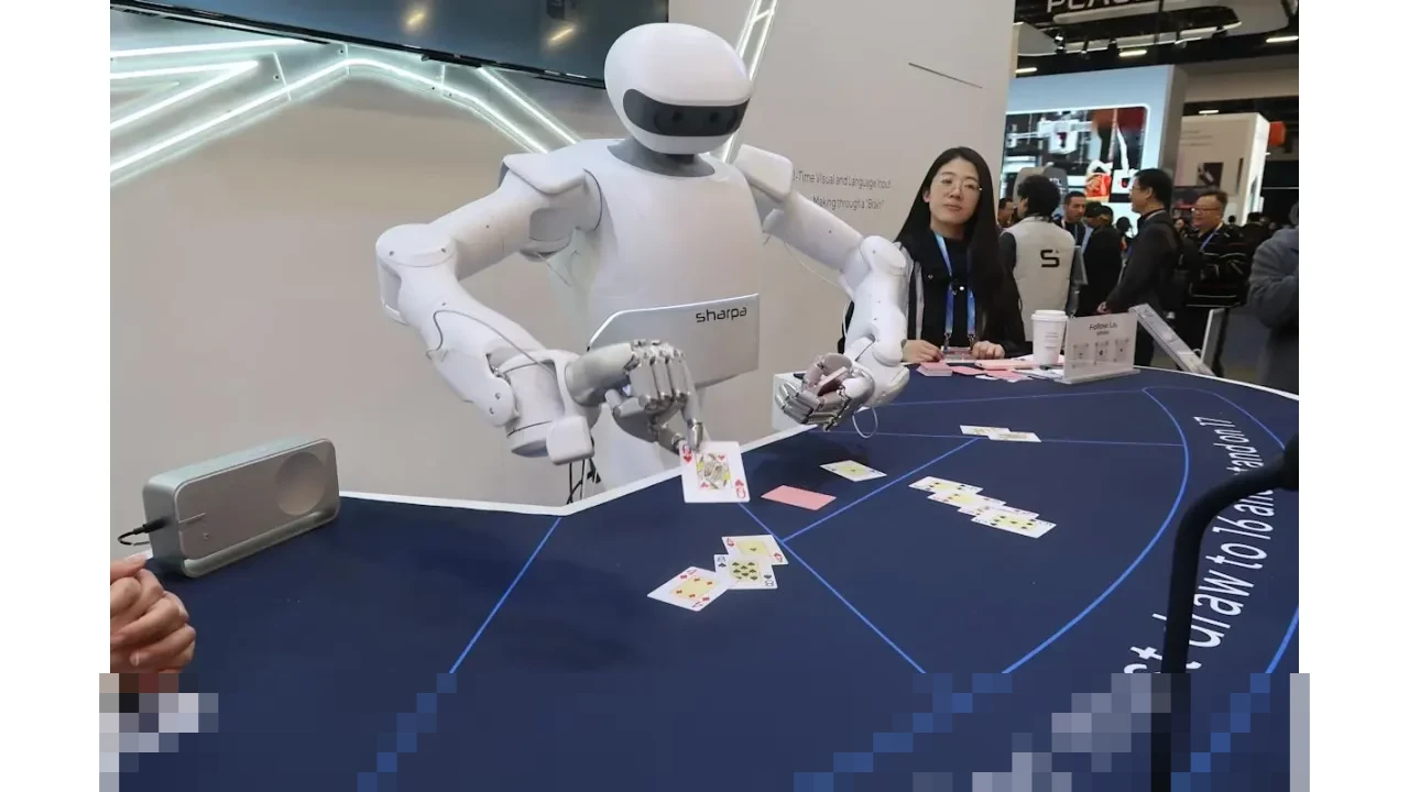 Robot Humanoid Sharpa Curi Perhatian di CES 2026: Mahir Main Ping-pong hingga Jadi Dealer Blackjack