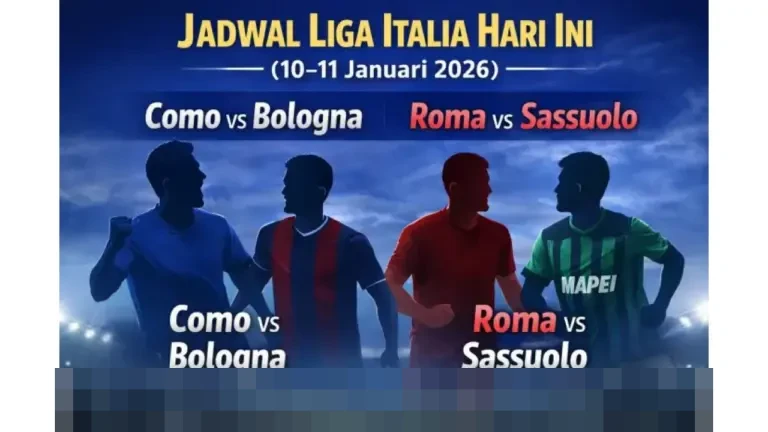 Serie A Pekan ke-20: Como Hadapi Bologna, AS Roma Tantang Sassuolo di Jadwal Liga Italia Malam Ini