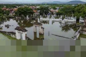Situs Cagar Budaya Keraton Kaibon di Serang Terendam Banjir, Dikhawatirkan Rusak Struktur Bangunan