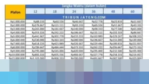 Tabel Angsuran KUR BRI 2026: Pinjaman Rp 1 Juta-Rp 200 Juta, Cek Cicilan Bulanan