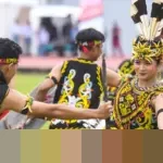 Tarian Kolosal Meriahkan Peringatan HUT ke-69 Kalimantan Timur di Samarinda, Usung Tema Generasi Emas