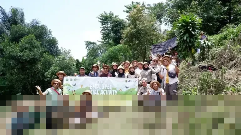 Telkom Tanam Harapan di Cianjur: Ratusan Bibit Endemik Pulihkan Hutan TNGGP
