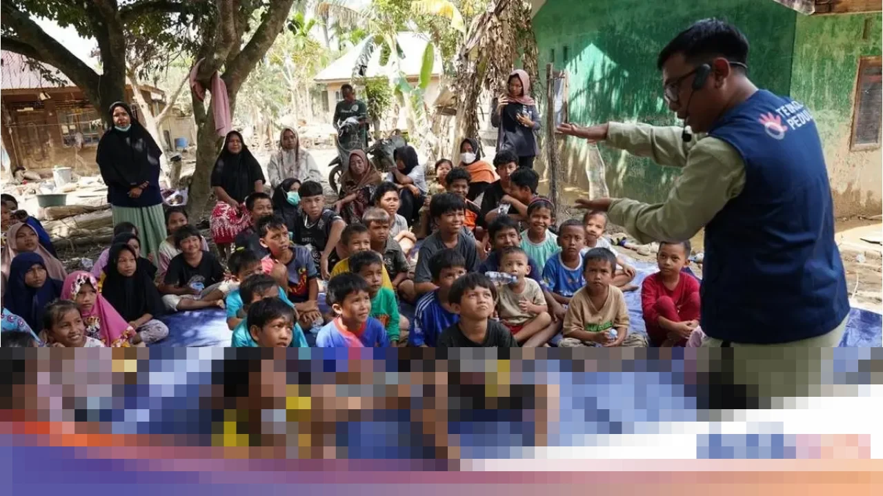TelkomGroup Perkuat Pemulihan Psikologi Anak Korban Banjir Aceh Tamiang Melalui Bantuan Kemanusiaan