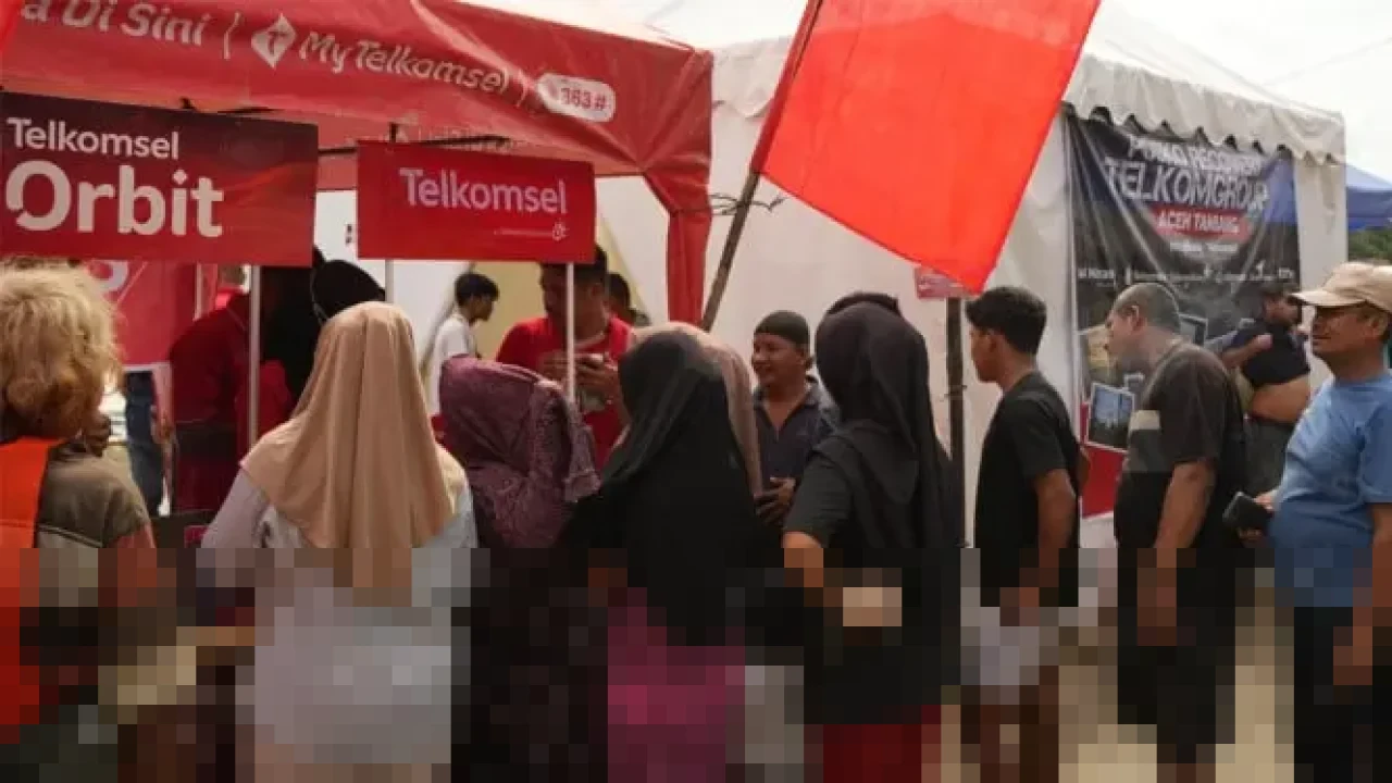 Telkomsel dan Telkom Group Perkuat Konektivitas Digital di Hunian Sementara Aceh Tamiang Pascabencana