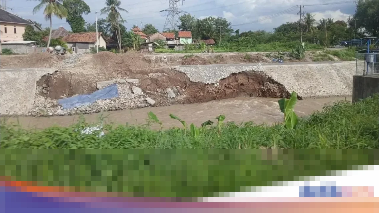 Tembok Penahan Tanah Sungai Cibanten Serang Longsor Akibat Banjir, BBWS C3 Pastikan Segera Diperbaiki