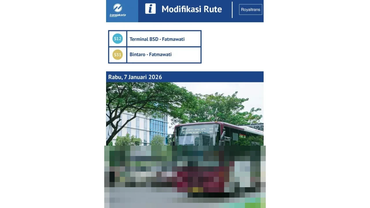 Transjakarta Resmi Luncurkan Dua Rute Royaltrans Baru ke Fatmawati, Tiket Tersedia Mulai 31 Desember 2025