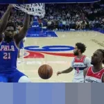 Trio Bintang Philadelphia 76ers Pimpin Kemenangan Telak atas Washington Wizards 131-110