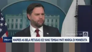 Wapres AS JD Vance Bela Agen ICE yang Tembak Mati Warga Sipil di Minneapolis
