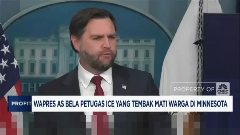 Wapres AS JD Vance Bela Agen ICE yang Tembak Mati Warga Sipil di Minneapolis Wapres AS JD Vance Bela Agen ICE yang Tembak Mati Warga Sipil di Minneapolis