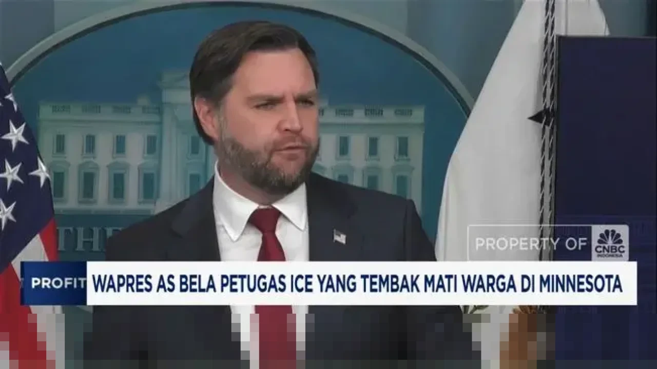 Wapres AS JD Vance Bela Agen ICE yang Tembak Mati Warga Sipil di Minneapolis