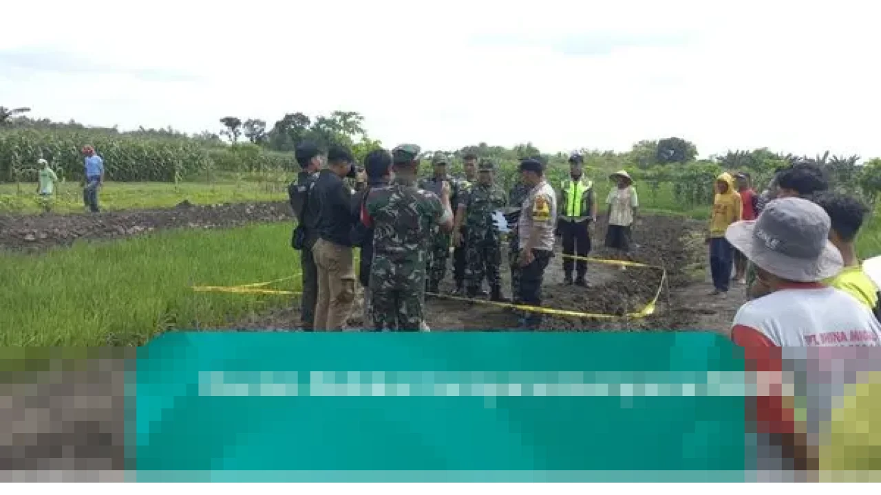 Warga Grobogan Geger Temukan Mortir 81 Mm Tampella Saat Mencangkul Sawah, TNI-Polri Amankan Lokasi