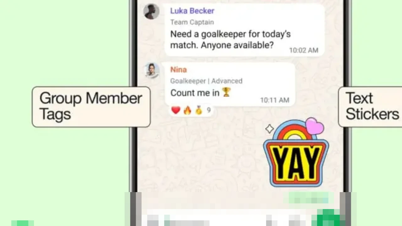 WhatsApp Luncurkan Fitur Julukan di Grup, Pengguna Kini Bisa Jadi ‘Kiper’ atau ‘Ayah’